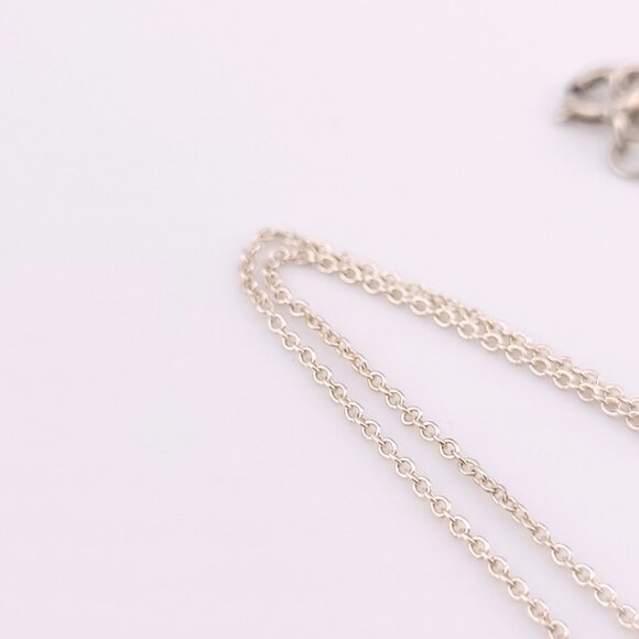 Tiffany & Co. Sterling Silver Paloma Picasso X Kiss Pendant Necklace 16"inch - Picture 13 of 13